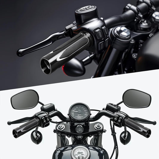 Poignées de moto 1" 25mm guidon pour Harley Davidson