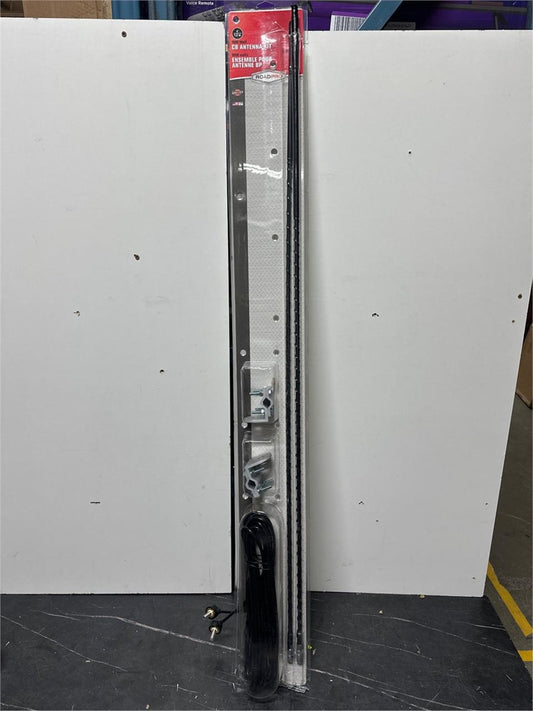 RoadPro RPPS‑24KB Platinum Series – 4ft Dual Mirror Mount CB Antenna Kit
