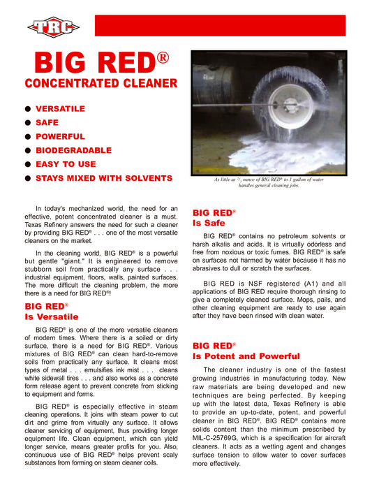 BIG RED® CONCENTRATED CLEANER