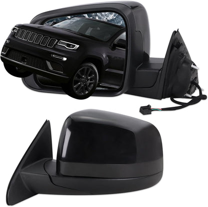 Bal oldali visszapillantó tükör kompatibilis 2011-2021 Jeep Grand Cherokee WK modellekkel