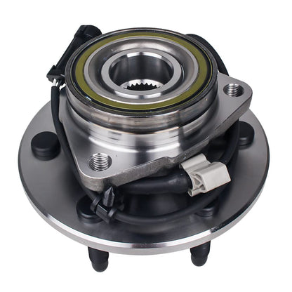PAROD 515036HD 2PCS 4WD Front Wheel Hub Bearing Assembly Compatible with Cadillac Escalade, Chevy Avalanche 1500, Express, Silverado, Tahoe, Suburban, GMC Savana, Yukon, Sierra 6 Lugs w/ABS
