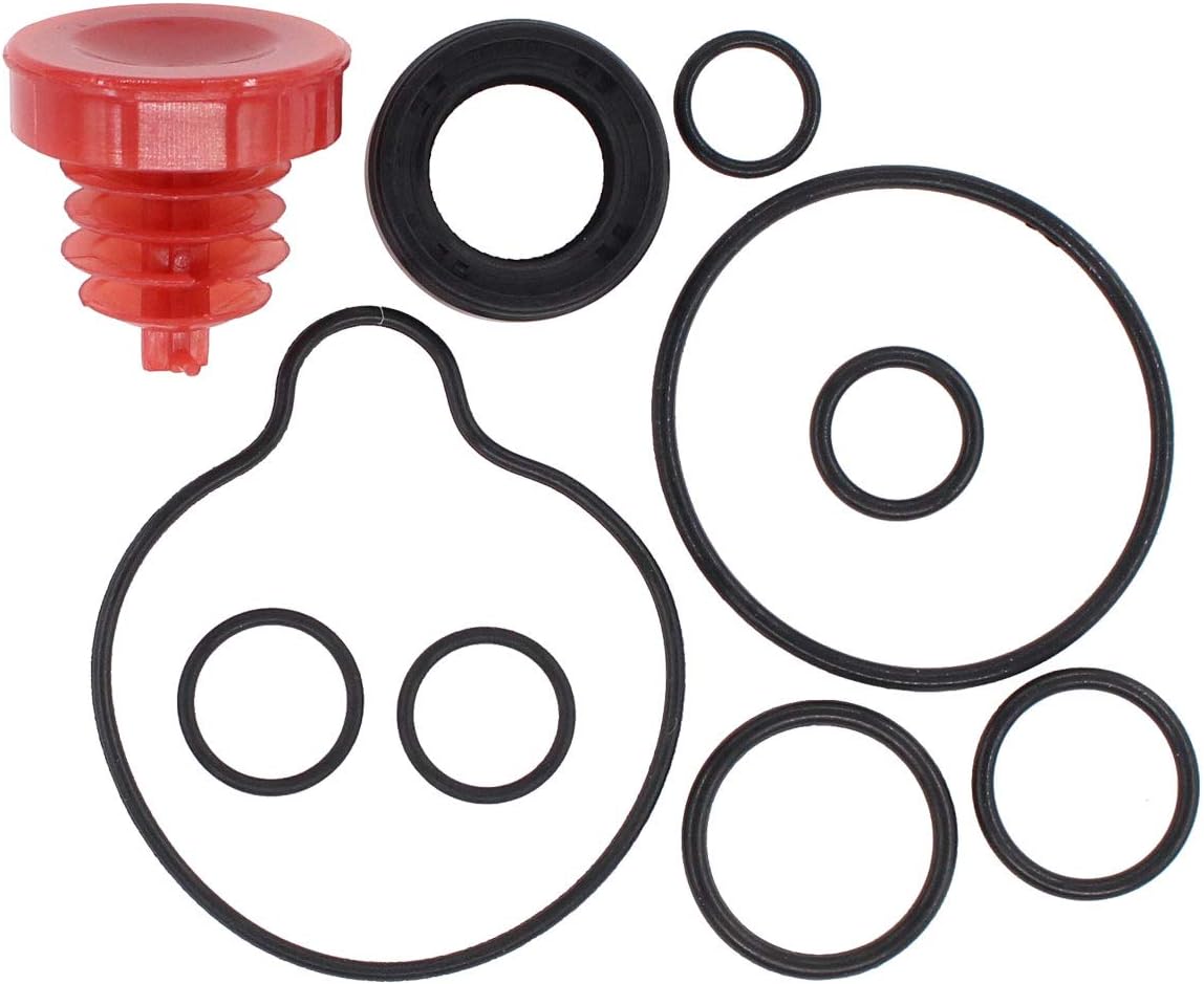 Power Steering Pump Seal Gasket O-Ring & Reservoir Cap Kit | for Honda Accord Pilot Odyssey Civic Ridgeline Element CR-V Acura Interga TL/TSX RDX MDX