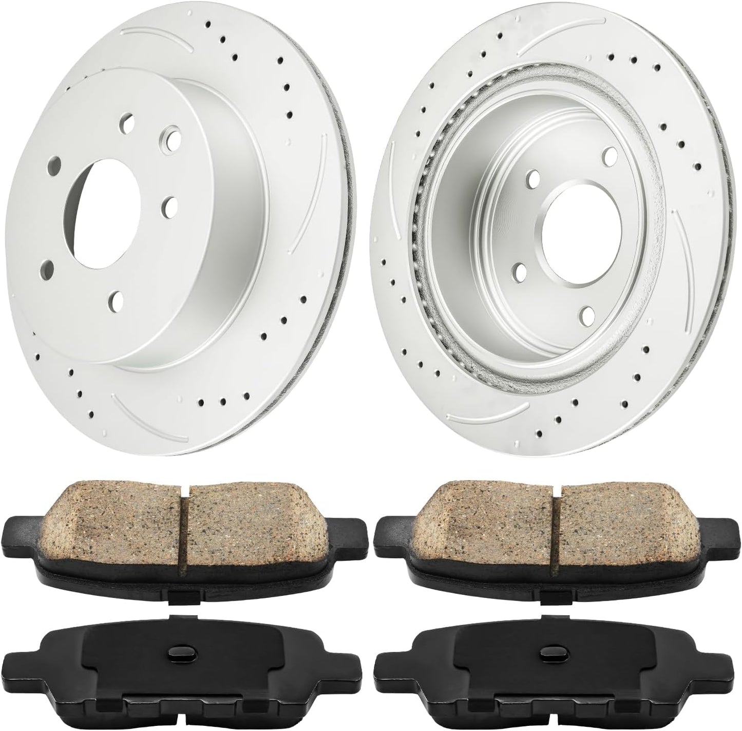 Extreme Series 31349 Rear Brake Rotor+D905 Pad Set – Nissan 350Z, Infiniti G35 /Damaged Box/