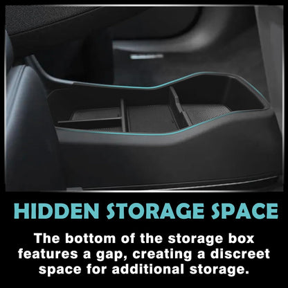 BestEvMod Lower Console Organizer Tray for 2024-2026 Kia EV9, w/Cup Holder /No Box/