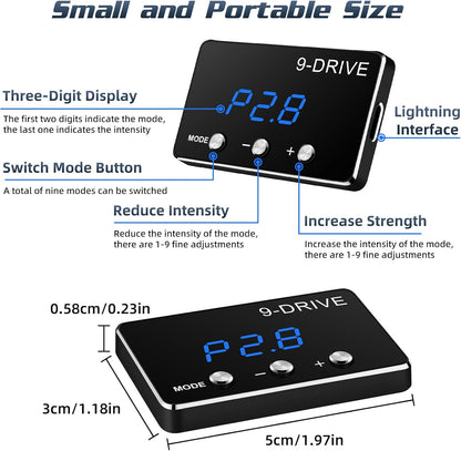 MAIMEIMI 9‐Drive Throttle Controller Toyota (FLC‐821)