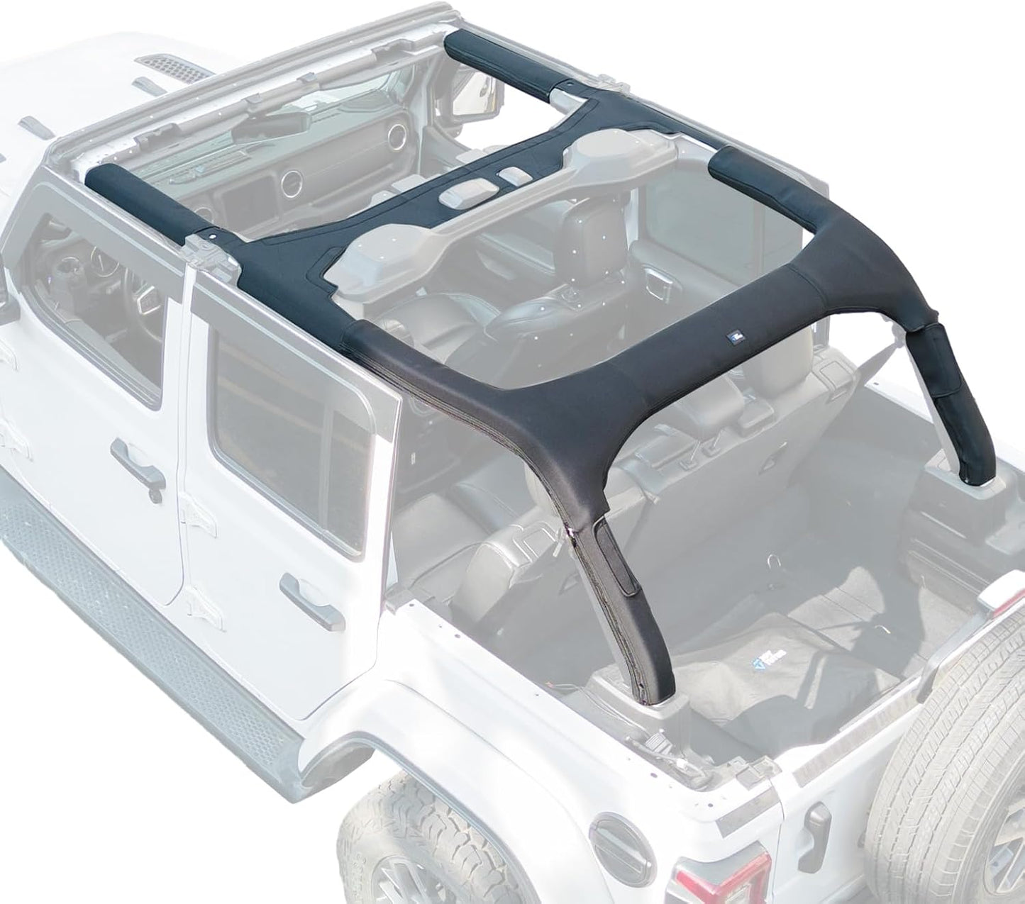JOYTUTUS bukókeret burkolat bélés kompatibilis 2018-2025 Wrangler JL JLU, JL 4 ajtós, neoprén