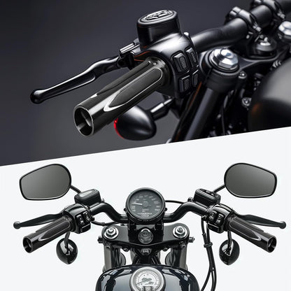 Motorkerékpár markolat 1" 25 mm kormány markolat Harley Davidsonhoz