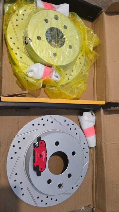Extreme Series 31349 Rear Brake Rotor+D905 Pad Set – Nissan 350Z, Infiniti G35 /Damaged Box/