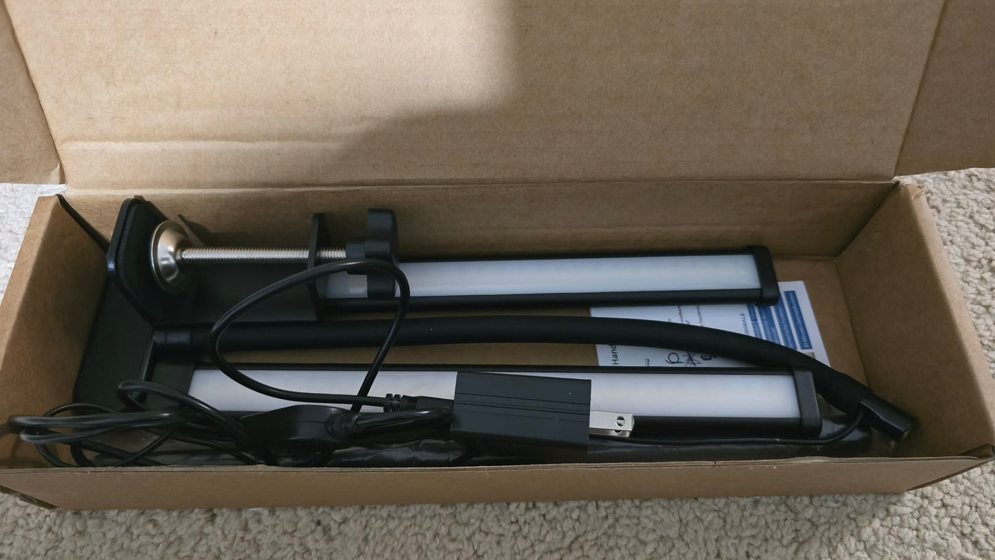 Dual‐Arm LED Desk Lamp