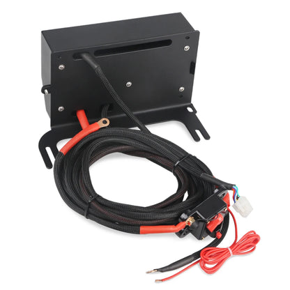 6 Gang Switch Panel for Jeep Wrangler JK 2007-2018 Switch Control System Box Wiring Harness Kit Voltage Meter Digital Display