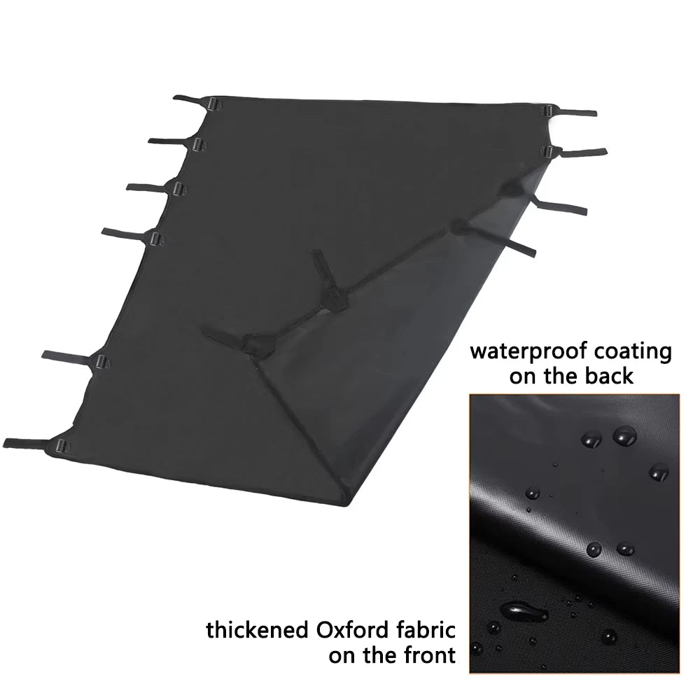 Soft Roof Top Cover Car Extented Bikini Top for Jeep Wrangler TJ 1997-2006 Car Sunshade Anti UV Insulation Exterior Accessories