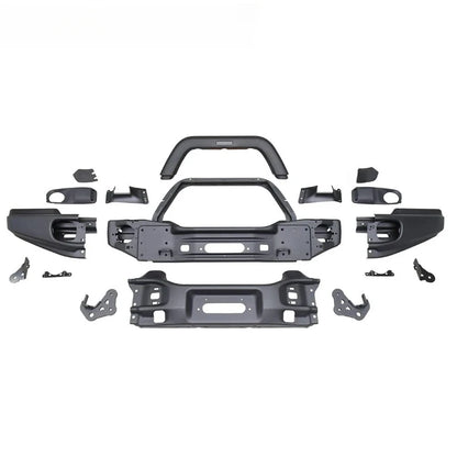 JK JL JT 2007-2023 AEV Style Front Bumper Bar Stell Modify Part Car