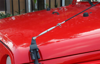 Limb Riser Kit Car Hood Obstacle Eliminate Rope Branch Brush Line for Jeep Wrangler JK 2007-2018 Protector Exterior Accessories