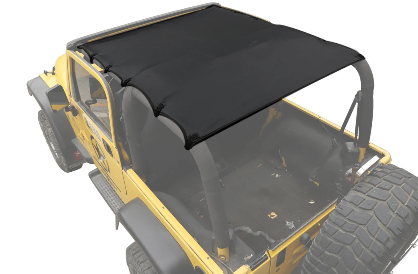 Soft Roof Top Cover Car Extented Bikini Top for Jeep Wrangler TJ 1997-2006 Car Sunshade Anti UV Insulation Exterior Accessories