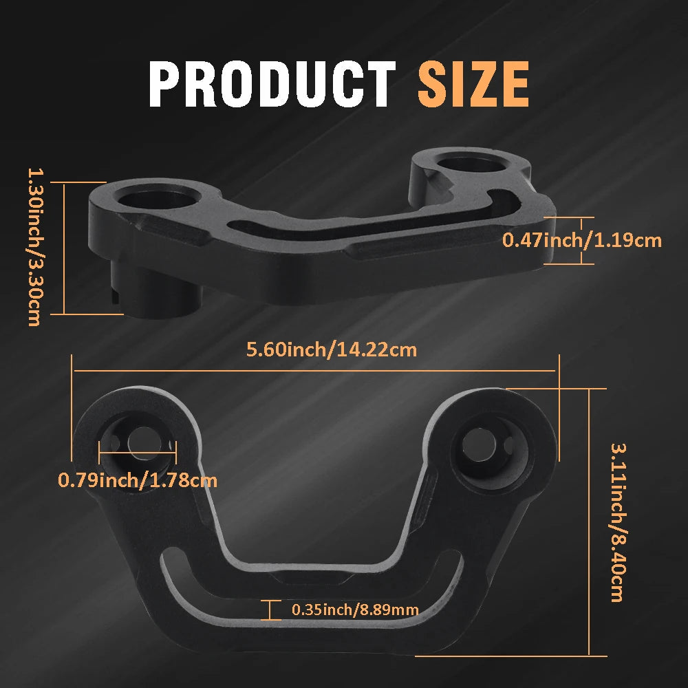 Hood Auxiliary Lights Mount Brackets A-Pillar Pods Led Work Light Holder for Jeep Wrangler JL/JLU 2018+ Gladiator JT 2020-2026