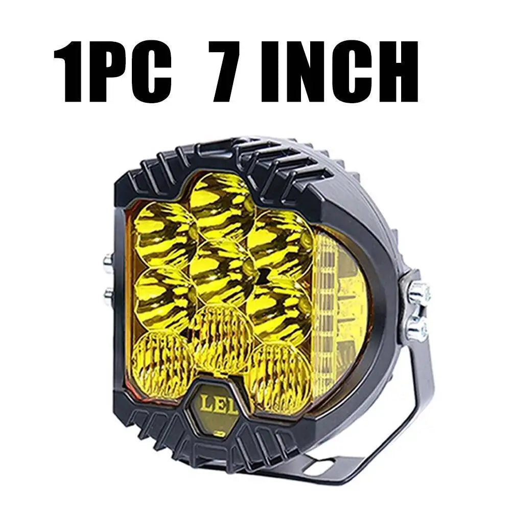 3'' 5'' 7'' Automobile LED Sport Work Lamps 4X4 Vehicle Auxiliary Lights Led 7 INCH Combo Driving Lamp Headlamp