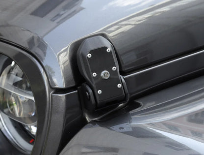 1 Set Engine Hood Latch Lock Catches Kits for Jeep Wrangler JK 2007-2017 Wrangler JL Unlimited 2018-Later Metal Car Accessories
