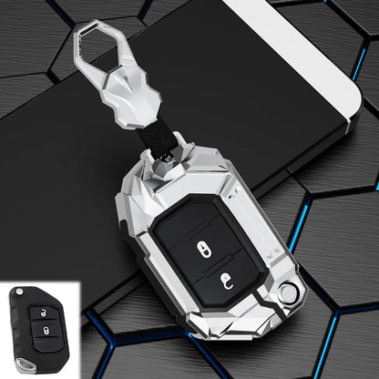 2 3 4 Buttons Car Key Case Cover For Jeep Wrangler JL TJ Gladiator JT 2018 2019 Remote Keyless Shell Holder Accessories Keychain