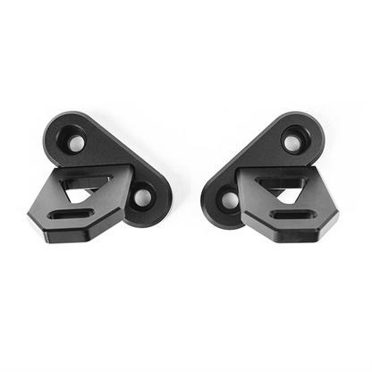2pcs JK A-pillar Mounting Bracket for 2007-2017 Wrangler JK Aluminum Bracket for Off-Road LED Fog Light Work Light