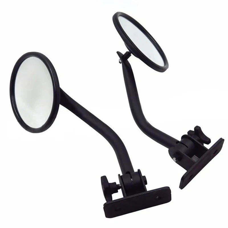 Car Side Door Rearview Mirror Adjustable Shape Angle Lens Blind Spot Exterior For Jeep Wrangler TJ JK 1997-2018 Car Styling