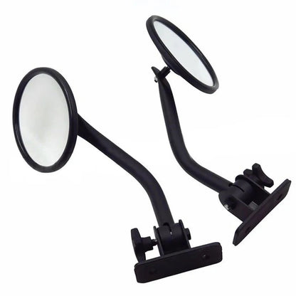 Car Side Door Rearview Mirror Adjustable Shape Angle Lens Blind Spot Exterior For Jeep Wrangler TJ JK 1997-2018 Car Styling