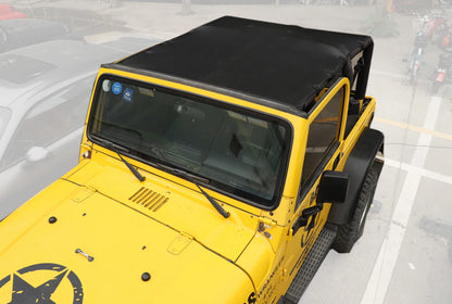 Soft Roof Top Cover Car Extented Bikini Top for Jeep Wrangler TJ 1997-2006 Car Sunshade Anti UV Insulation Exterior Accessories