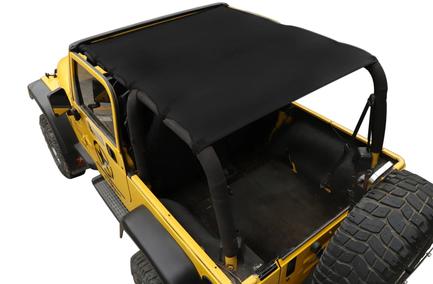 Soft Roof Top Cover Car Extented Bikini Top for Jeep Wrangler TJ 1997-2006 Car Sunshade Anti UV Insulation Exterior Accessories