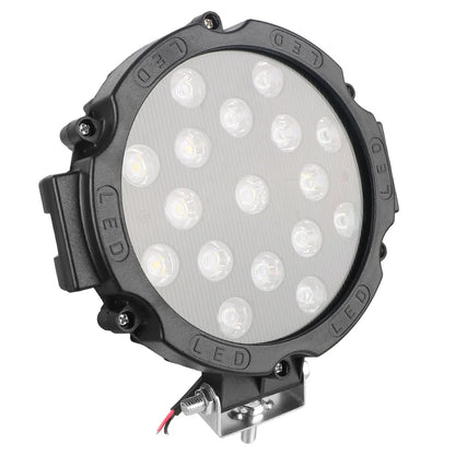 12V 51W Bright LED Light Off Road 4x4 Spotlight Car Headlight Work Spot Lamp