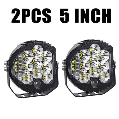 3'' 5'' 7'' Automobile LED Sport Work Lamps 4X4 Vehicle Auxiliary Lights Led 7 INCH Combo Driving Lamp Headlamp