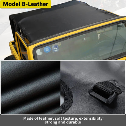 Soft Roof Top Cover Car Extented Bikini Top for Jeep Wrangler TJ 1997-2006 Car Sunshade Anti UV Insulation Exterior Accessories