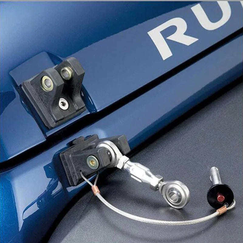 1 Pair Hood Latches Hood Catch for Jeep Wrangler JK/JKU 2007-2017,JL/JLU 2018-2022 Gladiator 2020-2022,Car Exterior Retro Style