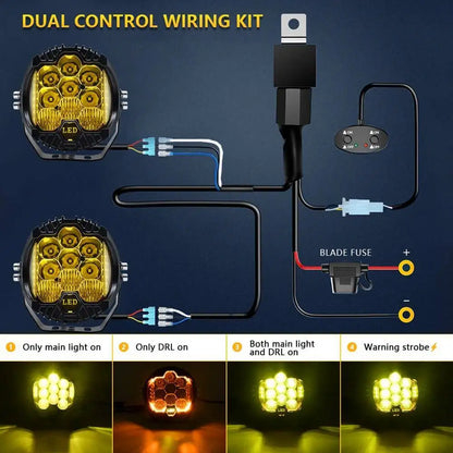 3'' 5'' 7'' Automobile LED Sport Work Lamps