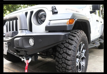 JK JL JT 2007-2023 AEV Style Front Bumper Bar Stell Modify Part Car