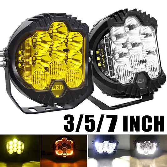 3'' 5'' 7'' Automobile LED Sport Work Lamps 4X4 Vehicle Auxiliary Lights Led 7 INCH Combo Driving Lamp Headlamp