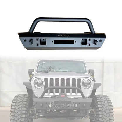 High Quality 4x4 Car Offroad Accessories New Rebel Front Bumper For JL 2018+ Gladiator JT Easy Installation