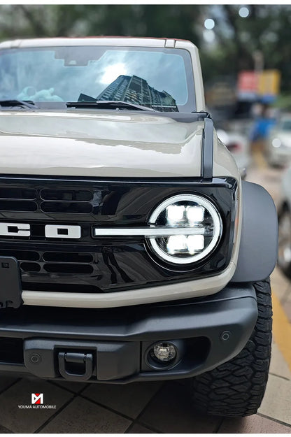 For Ford Bronco FULL LED Headlights 2020-2024 LED Projetor Lens head Lamp Daytime Running Light Dynamic Turn Signal Front Lamps