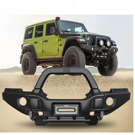 JK JL JT 2007-2023 AEV Style Front Bumper Bar Stell Modify Part Car
