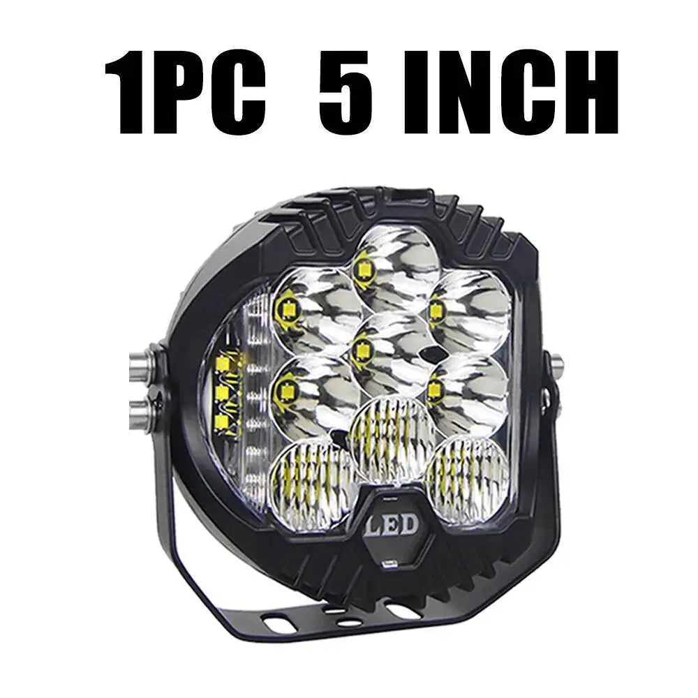 3'' 5'' 7'' Automobile LED Sport Work Lamps 4X4 Vehicle Auxiliary Lights Led 7 INCH Combo Driving Lamp Headlamp