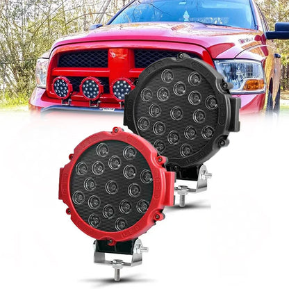 12V 51W Bright LED Light Off Road 4x4 Spotlight Car Headlight Work Spot Lamp