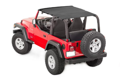 Soft Roof Top Cover Car Extented Bikini Top for Jeep Wrangler TJ 1997-2006 Car Sunshade Anti UV Insulation Exterior Accessories
