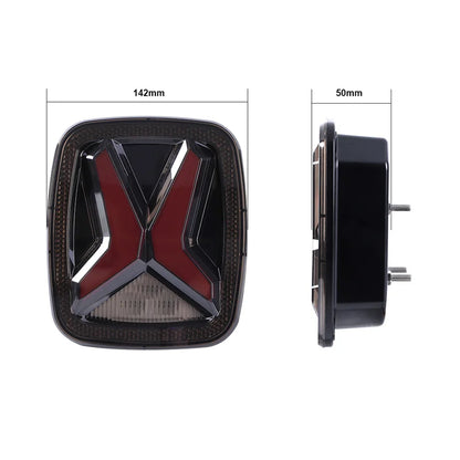 DOT E-mark Approved Car Light Assembly Led Tail Lamp For Jeep Wrangler CJ TJ YJ Smoked Brake Reverse light Daytime Running Light