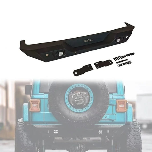 High Quality 4x4 Car Offroad Accessories New Rebel Front Bumper For JL 2018+ Gladiator JT Easy Installation