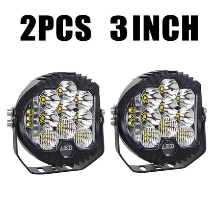 3'' 5'' 7'' Automobile LED Sport Work Lamps 4X4 Vehicle Auxiliary Lights Led 7 INCH Combo Driving Lamp Headlamp