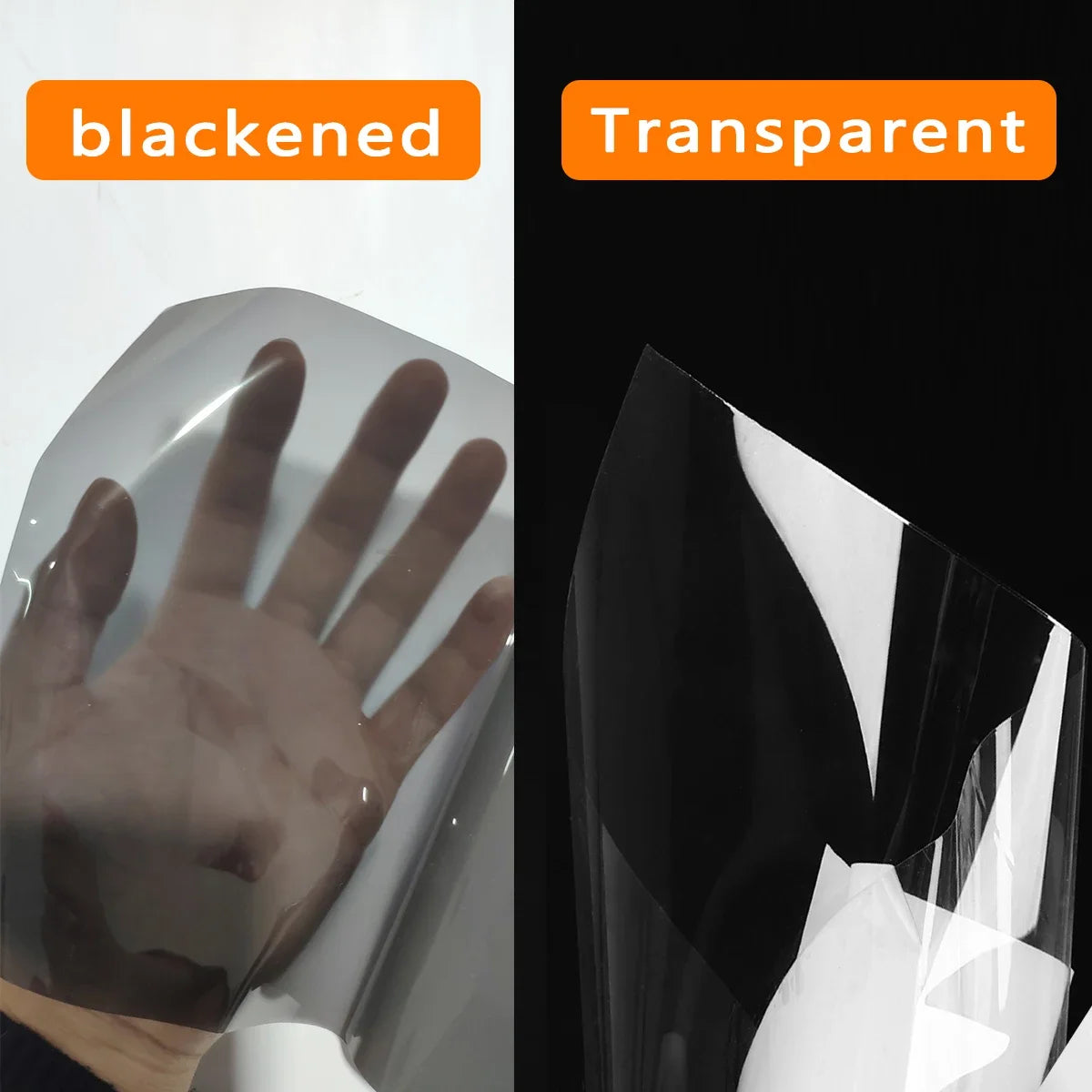 For Ford Bronco 2021-2023 Accessories- Car Headlight Protective Film Headlamp Restoration Transparent Black TPU Sticker