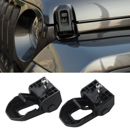 1 Set Engine Hood Latch Lock Catches Kits for Jeep Wrangler JK 2007-2017 Wrangler JL Unlimited 2018-Later Metal Car Accessories