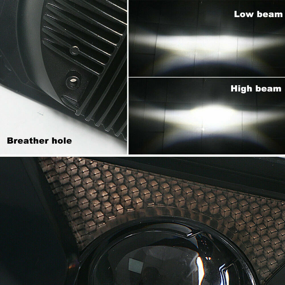Beam pattern and breather hole