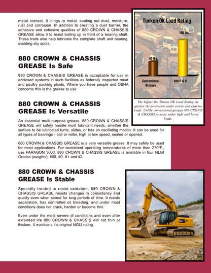 880 CROWN & CHASSIS® #2 Multi-Purpose Grease