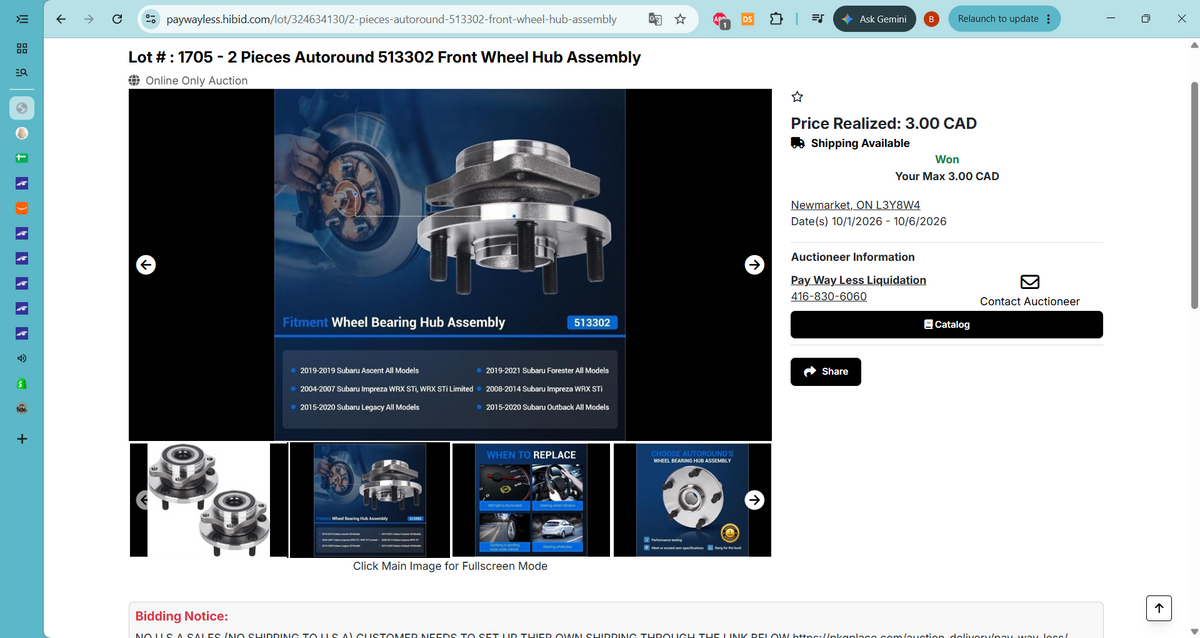 When to replace wheel hub assembly