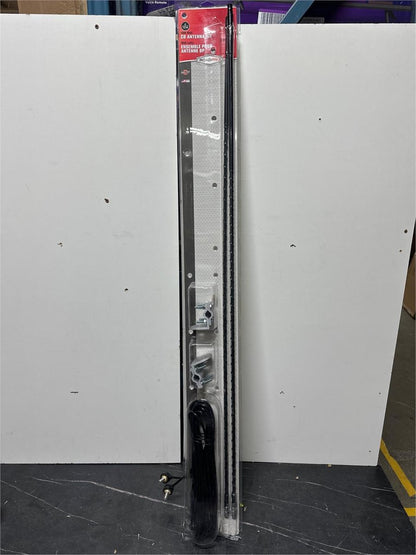 RoadPro RPPS‑24KB Platinum Series – 4ft Dual Mirror Mount CB Antenna Kit