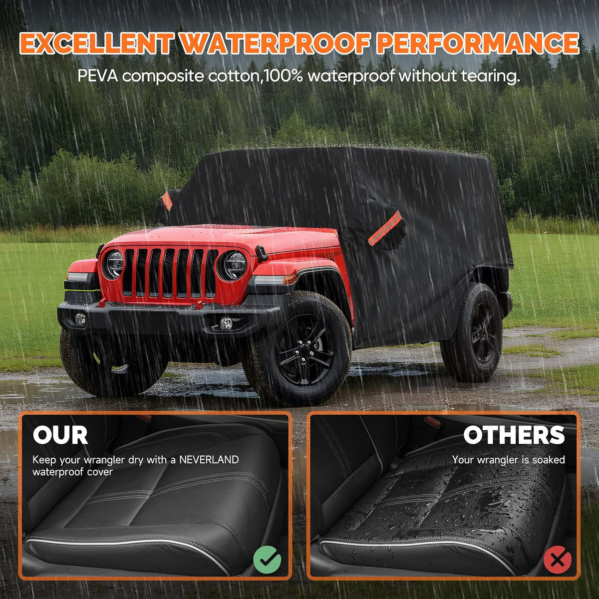 Waterproof Jeep cover